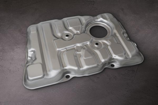 tiefgezogene Tankschale aus Edelstahl mit komplexer Form